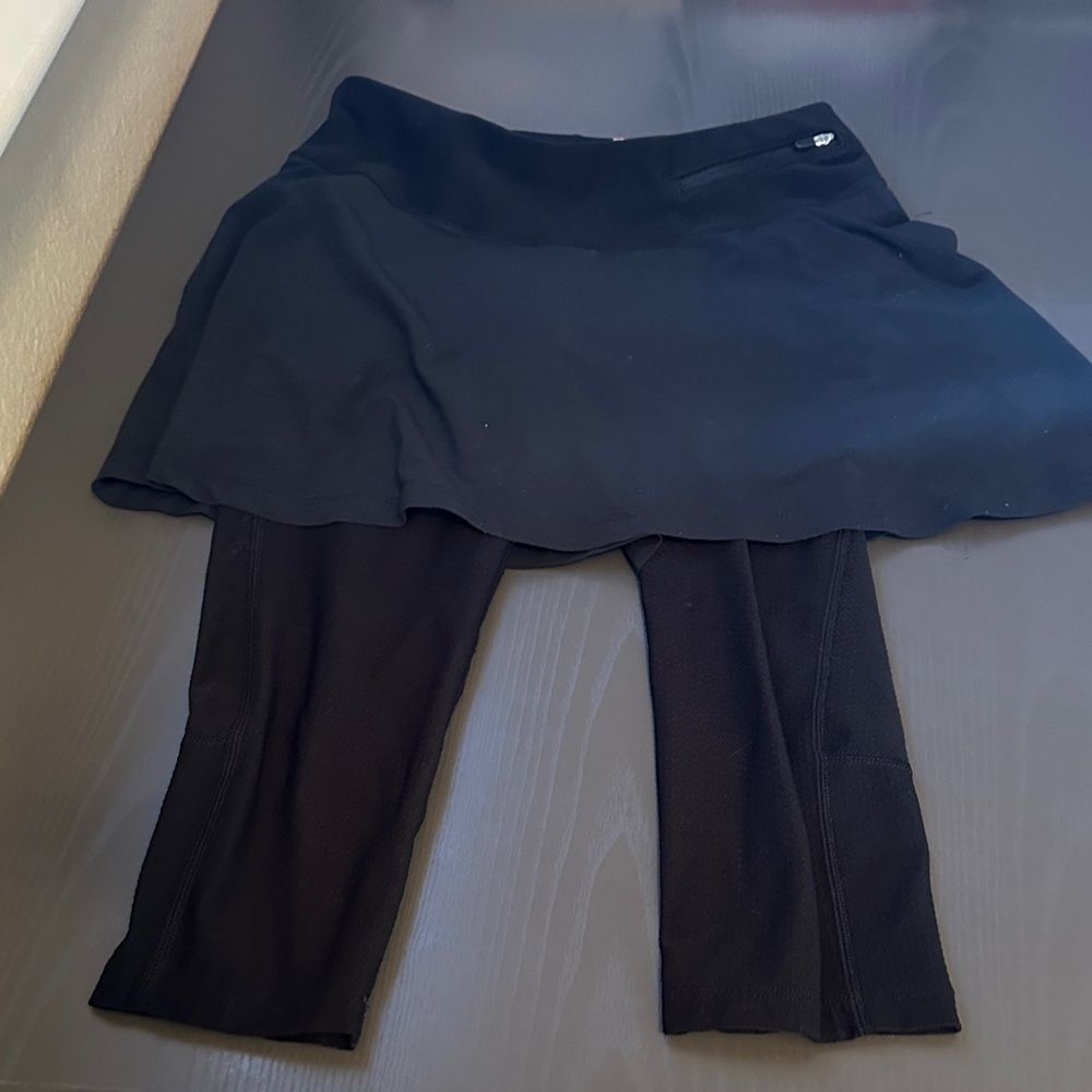Lucy Black Skirt with Leggings Set